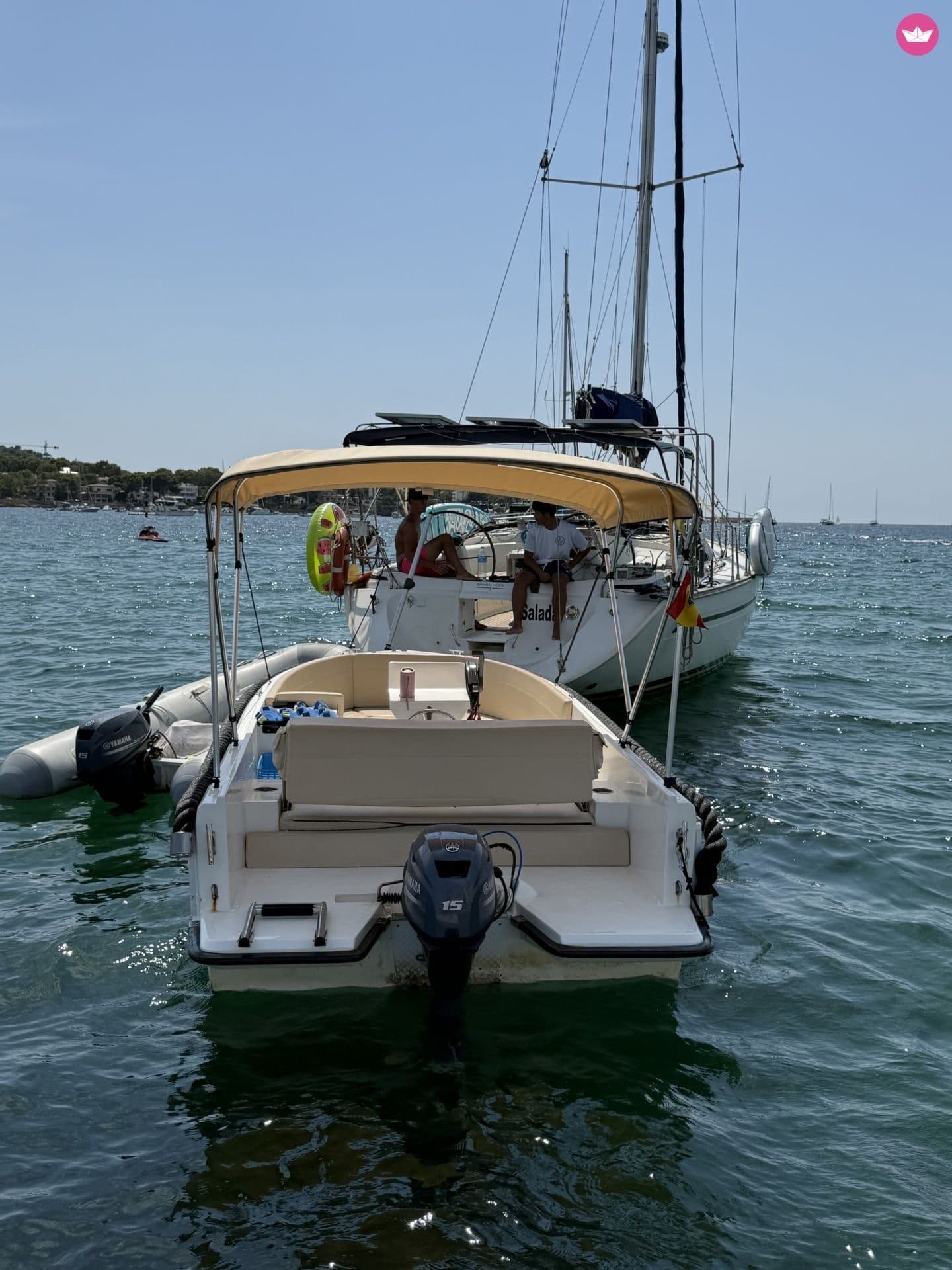 Chuli boat docked at Santa Ponsa